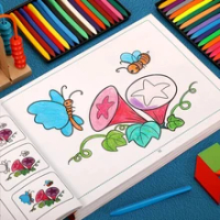 6 Types Magic Water Drawing Books Doodle Books Painting Board Drawing Toys  Educational Toys for Kids