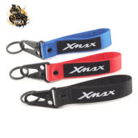 2023 Keychain Accessories For Yamaha Xmax 125 250 300 400 Xmax250 Xmax300 Xmax400 Embroidered Keyring Key Chain Holder