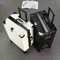 行李箱 拉桿箱 靜音輪 鋁框結實耐用 旅行箱 可坐 大容量 密碼箱