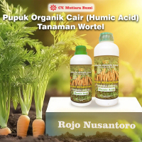 Pupuk Daun & Buah Wortel | Pupuk Booster Wortel | Pupuk Organik Cair Humic Acid Tanaman Wortel Rojo