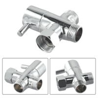 3-Way Diverter Valve Garden Home 0.6-1.5mpa 1pcs Mixer Tap 4-points Shower Head Angle Valve T-Adapter G1/2in Water Brass