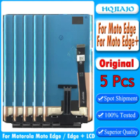 5PCS Original For Motorola Moto Edge LCD XT2063-3 Touch Screen Digitizer For Moto XT2061-3 Touch For Moto Edge plus LCD