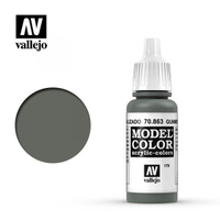 《豬帽子》現貨 AV Vallejo 水性漆 Model Color 槍鐵灰色 70863