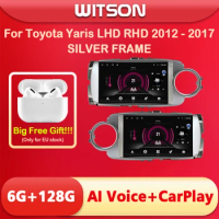 WITSON 9 inch BIG SCREEN Android 11 AI VOICE 2 Din in Dash Car radio For Toyota Yaris LHD RHD 6RAM 128ROM stereo navigation