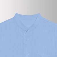 เสื้อฮาวายผู้ชาย เสื้อลายดอกผู้ชาย Linen Cotton Shirt Men Thailand Cuban Collar Shirt Men Oversized 