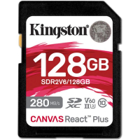Kingston Canvas React Plus UHS-II SDXC Memory Card 128GB