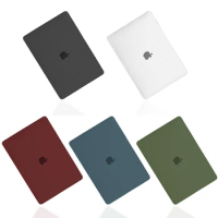 Matte Laptop Case For MacBook air 13 Case For Macbook pro 13 case 2020 air m1 For Macbook Air 13 cover Pro A2337 A2338 A1708