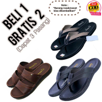 Sandal Selop / Sandal Slop Pria / Sandal Pria Keren / Sandal Viral 2023 / Sandal Terlaris Flipper Sa