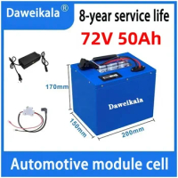 72V,50AH,18650 lithium battery,84V lithium battery pack, electric bicycle, motorcycle, BMS,3000W, high-power battery, 3A charger