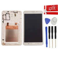 For Samsung Galaxy Tab A 7.0 (2016) SM-T285 T285 LCD Display Screen Panel Module + Touch Screen Digitizer Sensor Assembly Frame