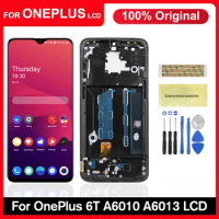 6.41" Original For OnePlus 6T LCD Display Touch Screen Digitizer Assembly Replacement For One Plus 6T A6010 with Fringerprint