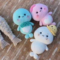 BONEKA RAJUT WE ARE SEALS SINGA LAUT