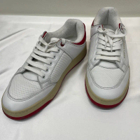 Pre-owned YSL SHOES SNEAKERS RED WHITE #40 713600 (PV090226.06/YUXXM)