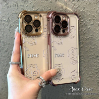 Sarung mewah Silver Rose untuk Realme C63, C55, C53, C35, C20, C15, Narzo N63, N55, Note 50 dan K7/K