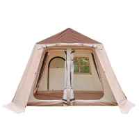 Outdoor Double Decker Cabin Tent, Family Light Luxury Camping, Ogawa Ridge