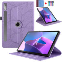 11.5 inch TB-350 Cover For Lenovo Tab P11 2nd Gen Case Rotation Stand Tablet Funda For Lenovo Xiaoxin Pad Plus 2023 Case + Pen