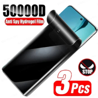 3Pcs Anti Spy Hydrogel Film For Samsung Galaxy S22 S20 S24 S23 Ultra S10 Plus S21 FE Note 20 8 10 Ultra Privacy Screen Protector