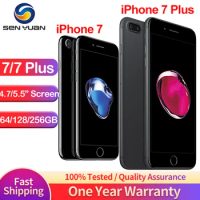 Apple iPhone 7 iPhone7 32/128/256GB ROM Original 4.7' ISP LCD Quad Core NFC Fingerprint Unlocked iphone 7 plus 4G LTE Phone