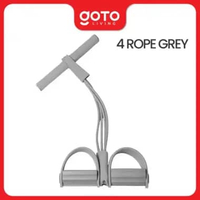 Goto Movi Tummy Trimmer Alat Olahraga Pengecil Perut Dan Pembakar Lemak Portable 4 ROPE GREY