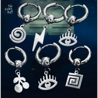 The Goats Dept - Billie Hit Me Hard And Soft Earring Set Original / tgd1091 titanium anti karat loop