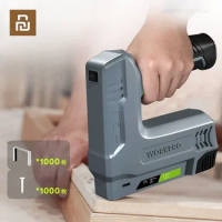 Youpin New Woodworking Lithium Electric Nail Gun Rechargeable Plug-in Code Nail Gun Furniture Construction Power Tools for Home