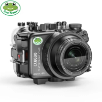 For Sony A6600 Camera Waterproof Box 40m/130ft Professional Waterproof Diving Housing 90mm 10-18mm 16-35mm 16-50mm Lens Port