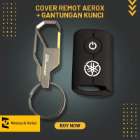 Gantungan Kunci Aerox + Cover Remot motor Aerox 155 Sarung Remote Aerox 155