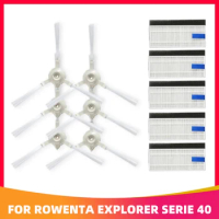 Replacement Side Brush Filter Parts for Tefal Rowenta Explorer/ X-plorer 20 40 50 Serie Smart Force Robotic Vacuum Cleaner
