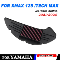 Motorcycle Air Filter Cleaner P-Y1SC21-01 for YAMAHA XMAX125 XMAX 125 TECH MAX 2021 2022 2023 2024 Accessories
