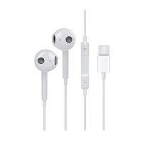 รสชาติ หูฟัง Earphone Typec ฟซสายฟ้า ไมโครโฟนในตัว HiFi เสียงดี สำหรับ i7 7plus i8 8plus x xr xs se 