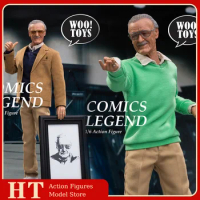 In Stock Woo Toys WO-001 1/6 Scale Comic Legendary Figures Stan Lee Male Warrior Full Set 6Inch Action Figure Body Model Doll