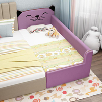 開發票 兒童床 加寬床拼接床實木兒童床帶欄桿床拼接大床單人床拼床加寬神器
