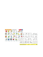 ของเล่นแผ่นการเรียนรู้ Write-A-Mat Learning Mat - Alphabet หลากสี