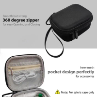 Portable Storage Bag Shockproof Travel Protective Case Anti-scratch Speaker Carrying Bag with Hand Rope &amp; Carabiner for jbl Go 4