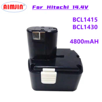 New 14.4V 4800mAh Replaceable Power Tool Battery for Hitachi BCL1430 CJ14DL DH14DL EBL1430 BCL1430 BCL1415 NI-CD Battery