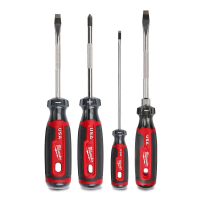 Bộ tua vít Milwaukee MT200-4 gồm 4 chi tiết có tay cầm đệm