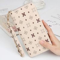 Wallet-Ready Stock Quick Shipment Hot Sale Cute Large-Capacity Zipper Wallet Ladies Long Style Fashionable Women Student Clutch New Mobile Phone Bag Korean Version Coin Purse