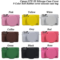 New Soft Silicone Camera Case for Canon G7XIII G7X III G7X Mark 2 G7X II G7XII Rubber Protective Body Cover bag Skin