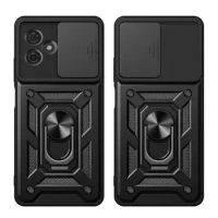 For Motorola Moto G14 G54 G84 Case Magnetic Ring Holder Shockproof Armor Phone Cases For Moto G 14 54 84 Lens Protective Cover