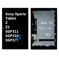 For Sony Tablet SonyXperia Tablet Z1 Screen Assembly SGP311 312 321 Touch Screen