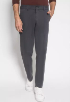 LGS LGS - Celana Panjang Casual Pria Motif Polos Warna Abu-Abu Regular - CCT.501.027.003.C