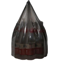 Global House ICLEAN ถุงขยะม้วน มีหู ขนาด 26”x34” บรรจุ 30ใบ/ม้วน สีดำ
