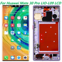 6.53" Original For Huawei Mate 30 Pro Touch Screen Digitizer Assembly Parts Mate 30 Pro LIO-L09 L29 AL00 TL00 Display With Frame