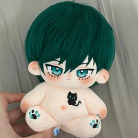 Anime Rin Itoshi BLUE LOCK 20cm Nude Body Plush Doll Toys Soft Stuffed Plushie a6209
