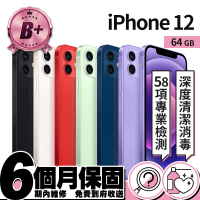 Apple B+ 級福利品 iPhone 12 64G(6.1吋)