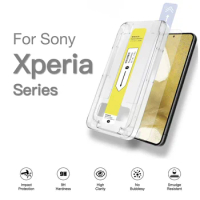 FOR SONY Xperia 1 IV V 5 10 III ACE II Screen Protector Tempering Glass Phone With Install Kit Remove Explosion