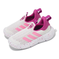【adidas 愛迪達】休閒鞋 Monofit TR I 小童 白 粉 小朋友 套入式 嬰兒鞋 學步鞋 愛迪達(HP7768)