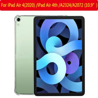 Cover For iPad Air 4 2020 10.9" A2324 A2072 Tablet Case TPU Silicon Transparent Slim Airbag Cover Anti-fall for ipad air4 10.9"