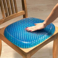 Ice Pad Gel Cushion Non-slip Soft and Comfortable Outdoor Massage Office Chair Cushion Carpet