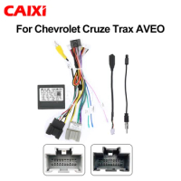 CAIXI Car Android Audio Player 16 pin Power Cable Adapter With Canbus Box For Chevrolet Cruze Trax AVEO Stereo Plug Wire Harness